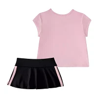 adidas Baby Girls 2-pc. Skort Set