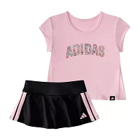 adidas Baby Girls 2-pc. Skort Set