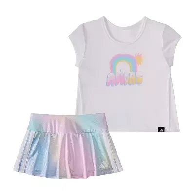 adidas Baby Girls 2-pc. Skort Set