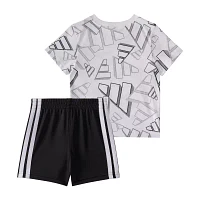 adidas Baby Boys 2-pc. Short Set