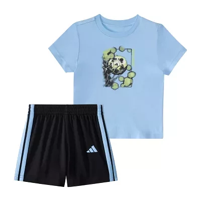 adidas Baby Boys 2-pc. Short Set