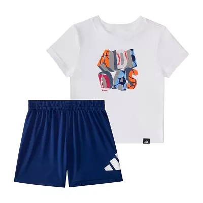 adidas Baby Boys 2-pc. Short Set