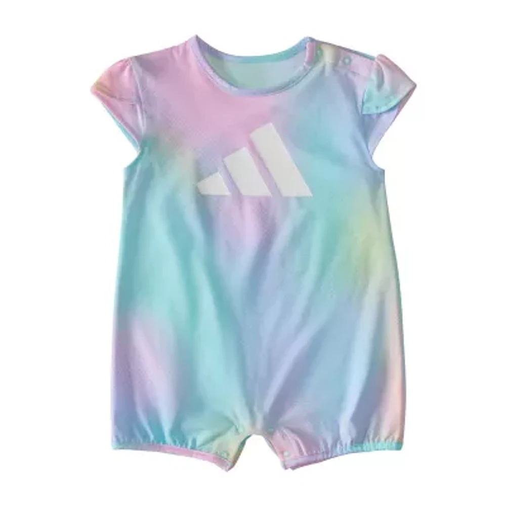 adidas Baby Girls Short Sleeve Romper