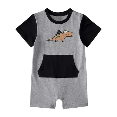 adidas Baby Boys Short Sleeve Romper