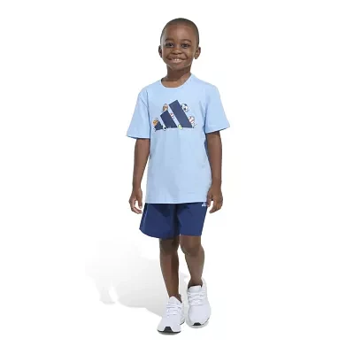 adidas Toddler Boys 2-pc. Short Set