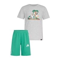 adidas Toddler Boys 2-pc. Short Set