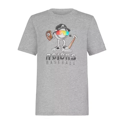 adidas Toddler Boys Crew Neck Short Sleeve Graphic T-Shirt