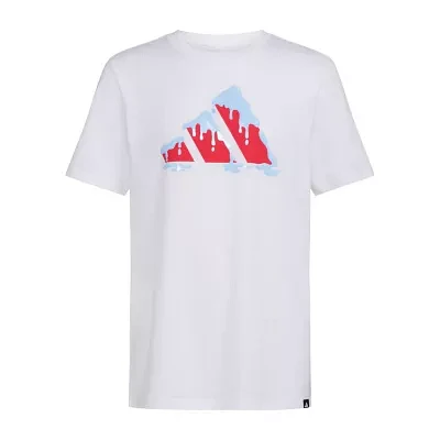 adidas Toddler Boys Crew Neck Short Sleeve Graphic T-Shirt