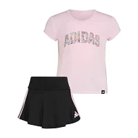 adidas Toddler Girls 2-pc. Skort Set