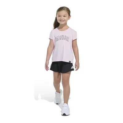 adidas Toddler Girls 2-pc. Skort Set