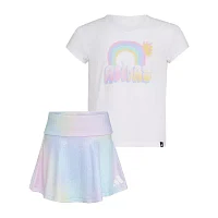 adidas Toddler Girls 2-pc. Skort Set