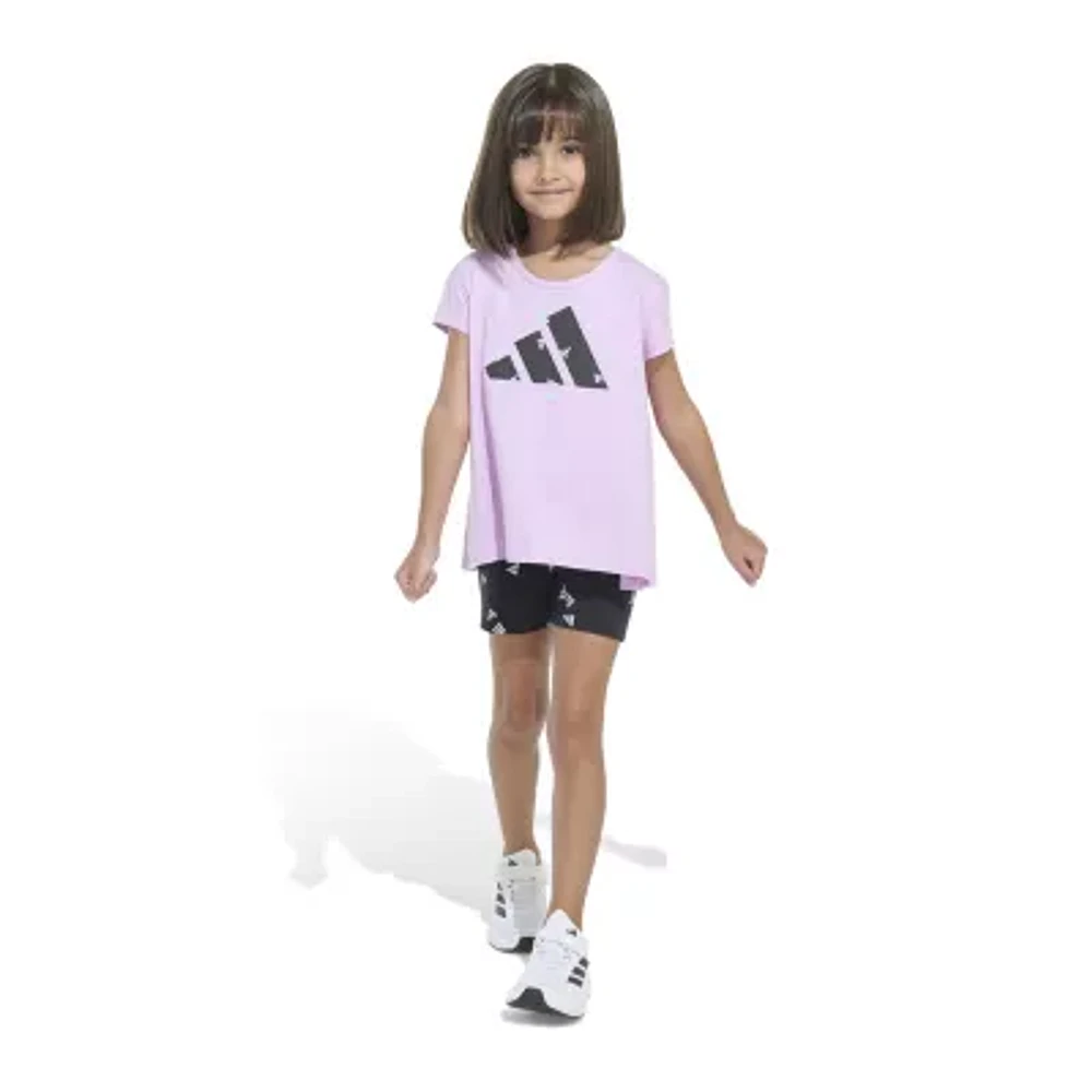 adidas Toddler Girls 2-pc. Short Set