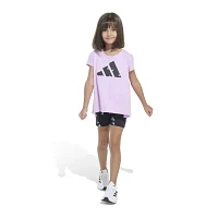 adidas Toddler Girls 2-pc. Short Set