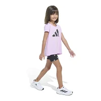 adidas Toddler Girls 2-pc. Short Set