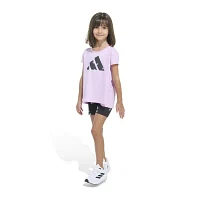 adidas Toddler Girls 2-pc. Short Set