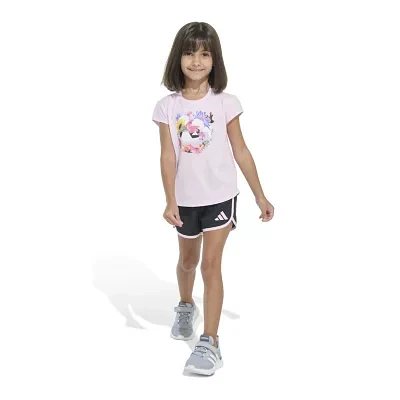 adidas Toddler Girls 2-pc. Short Set