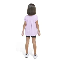 adidas Little Girls 2-pc. Short Set