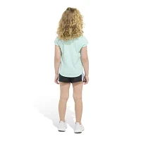 adidas Little Girls 2-pc. Short Set