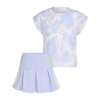 adidas Little Girls 2-pc. Skort Set