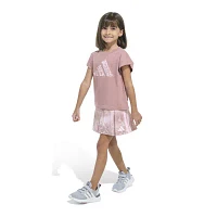 adidas Little Girls 2-pc. Skort Set