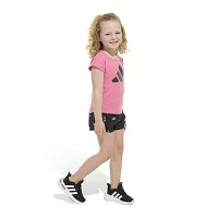 adidas Little Girls 2-pc. Short Set