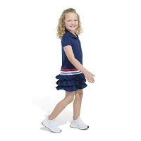 adidas Little Girls Short Sleeve Cap Shirt Dress