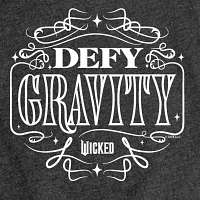 Big Girls Defy Gravity Crew Neck Short Sleeve Wicked T-Shirt