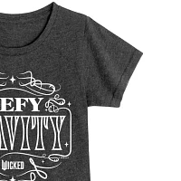 Big Girls Defy Gravity Crew Neck Short Sleeve Wicked T-Shirt