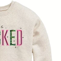 Big Girls Crew Neck Long Sleeve Wicked Sweatshirt