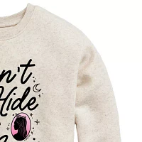 Big Girls Dont Hide Magic Crew Neck Long Sleeve Wicked Sweatshirt