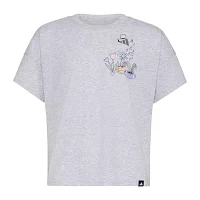 adidas Big Girls Crew Neck Short Sleeve Graphic T-Shirt