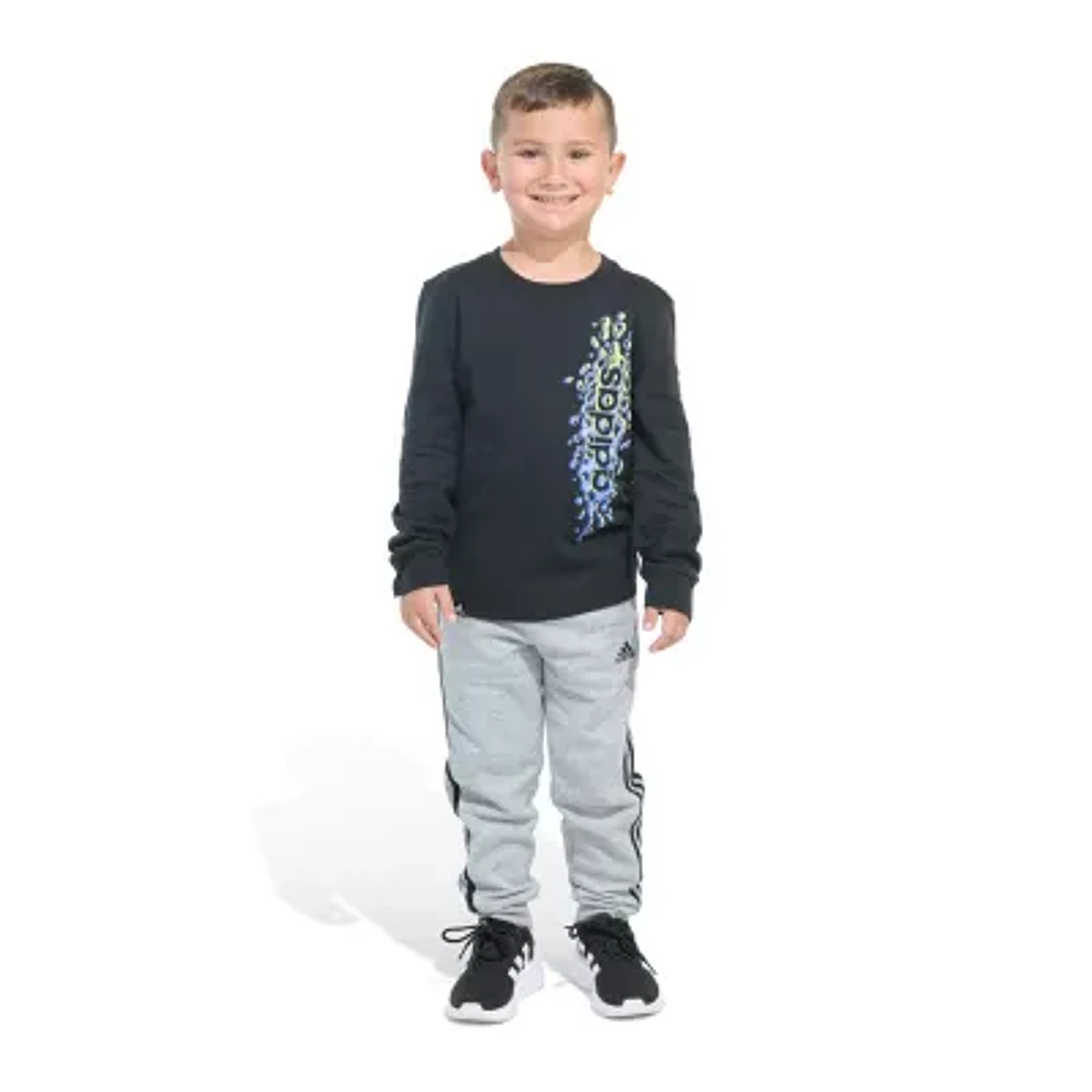 adidas Little Boys 2-pc. Pant Set