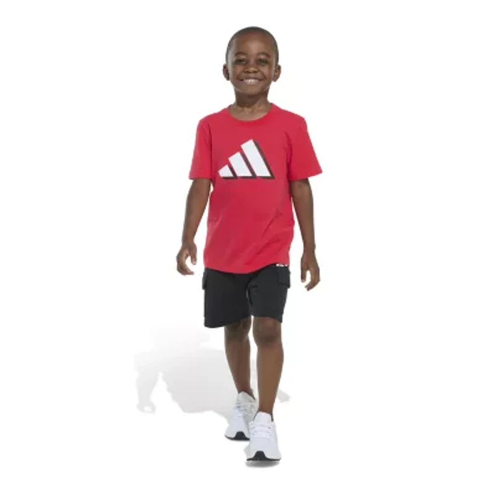 adidas Little Boys 2-pc. Short Set