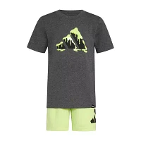 adidas Little Boys 2-pc. Short Set