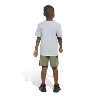 adidas Little Boys Woven 2-pc. Short Set