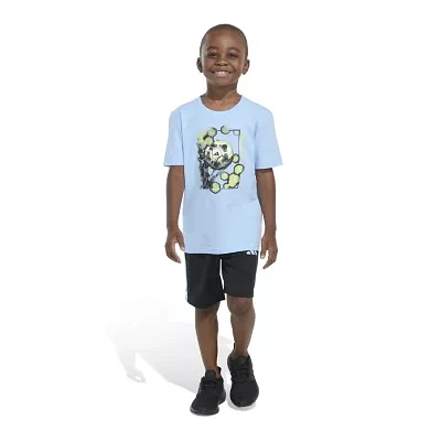 adidas Little Boys 2-pc. Short Set