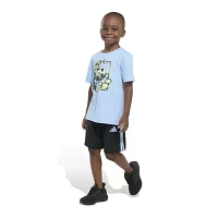 adidas Little Boys 2-pc. Short Set