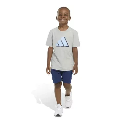 adidas Little Boys 2-pc. Short Set