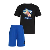 adidas Little Boys 2-pc. Short Set