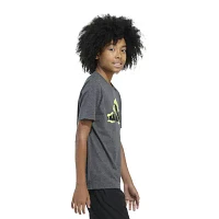 adidas Big Boys Crew Neck Short Sleeve Graphic T-Shirt