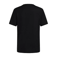 adidas Big Boys Crew Neck Short Sleeve Graphic T-Shirt