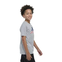 adidas Big Boys Crew Neck Short Sleeve Graphic T-Shirt