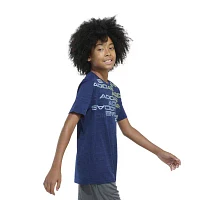 adidas Big Boys Crew Neck Short Sleeve Graphic T-Shirt