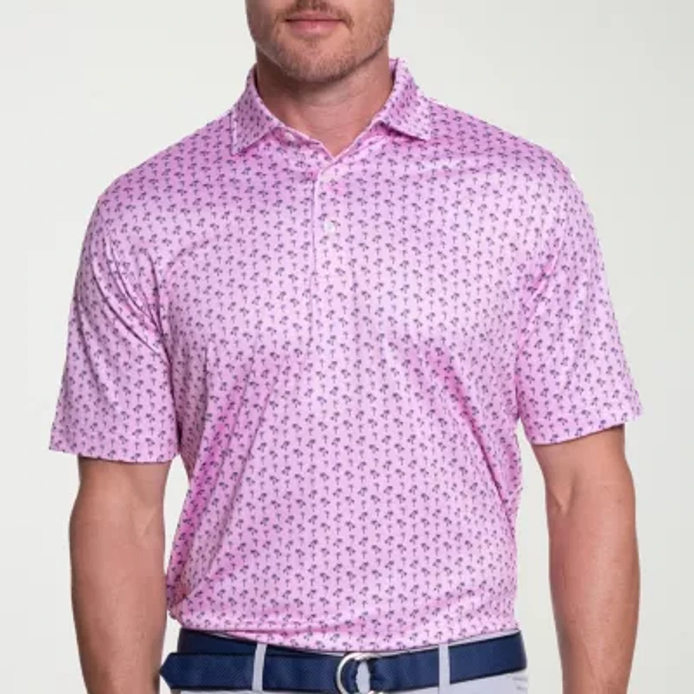 ARCHER LINKS Mens Classic Fit Short Sleeve Polo Shirt