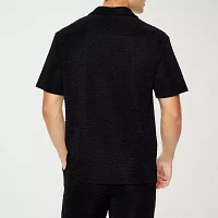 Forever 21 Mens Short Sleeve Textured Polo Shirt