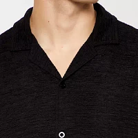 Forever 21 Mens Short Sleeve Textured Polo Shirt