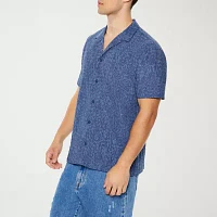 Forever 21 Mens Short Sleeve Button-Down Shirt