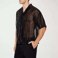 Forever 21 Mens Short Sleeve Button-Down Shirt