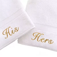 Linum Home Textiles His And Hers 2-pc. Hand Towels