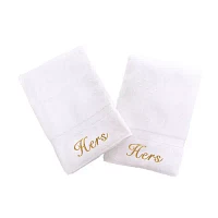 Linum Home Textiles Hers And 2-pc. Hand Towels